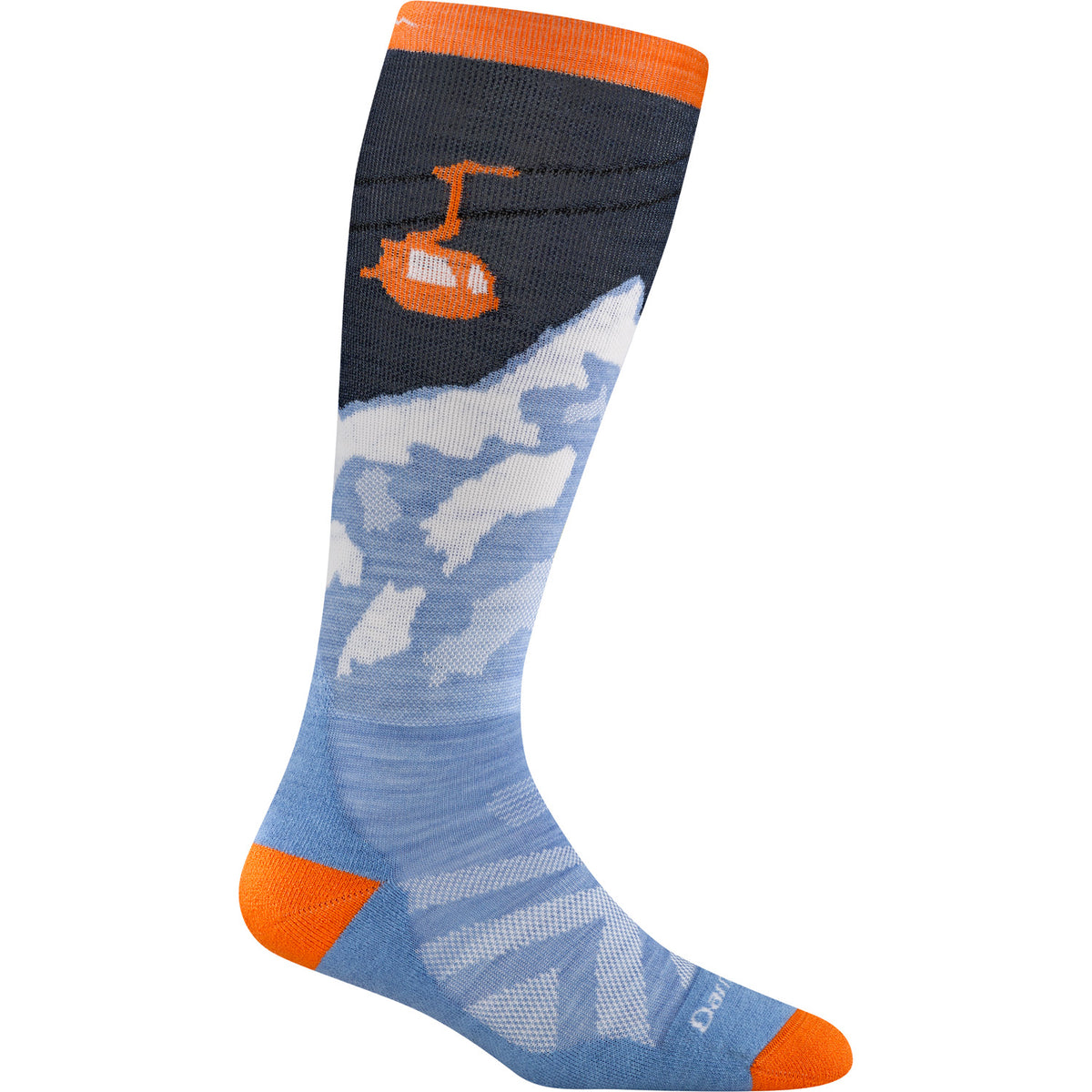 Darn Tough Little Yeti OTC Midweight Cushion Socks - Kids' Black