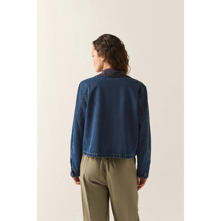 Brixton Mechanics W Garage Lined Jacket - Women's Dark Denim