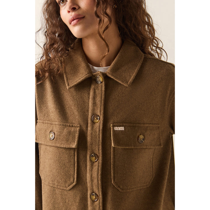 Brixton Bagby Jacket - Women's Khaki Heather
