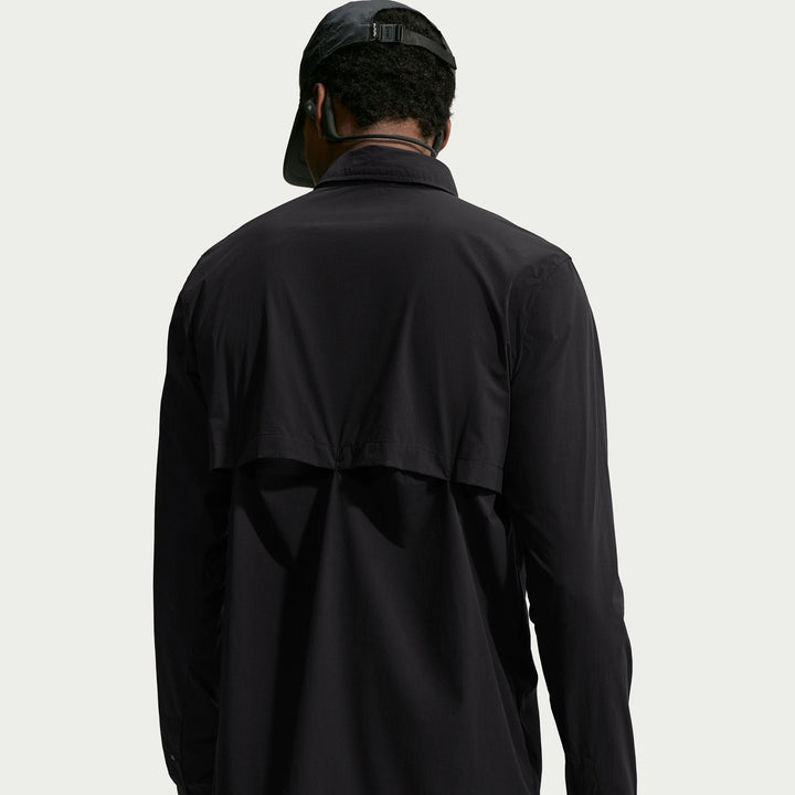 Nike ACG Aireez Long-Sleeve Button-Up Top - Men's Black/Summit White