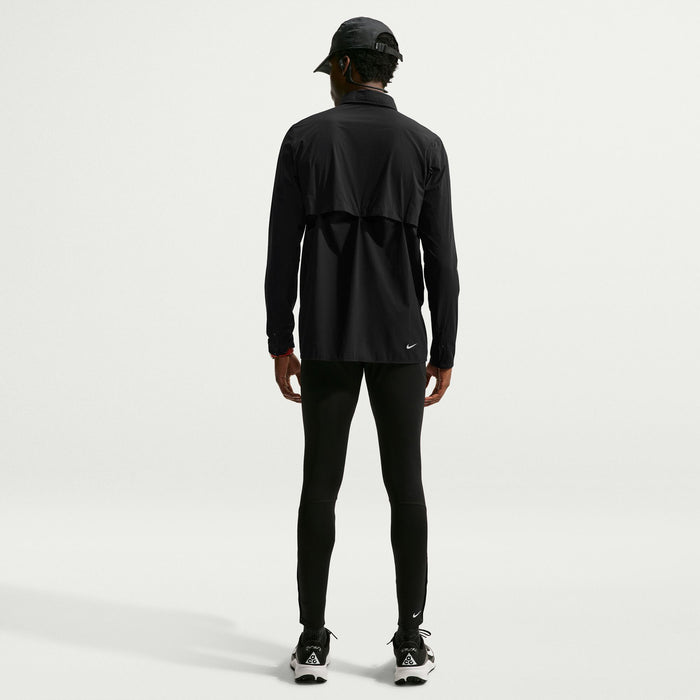 Nike ACG Aireez Long-Sleeve Button-Up Top - Men's Black/Summit White