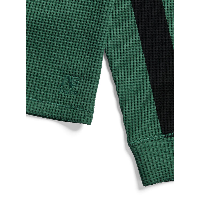 Burton AG Tech Layer Waffle Crewneck - Men's Dirtymoney/True Black