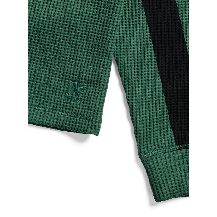 Burton AG Tech Layer Waffle Crewneck - Men's Dirtymoney/True Black