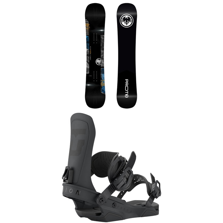 Never Summer Proto T3 Ultra Snowboard + Union Force Team Snowboard Bindings 2027