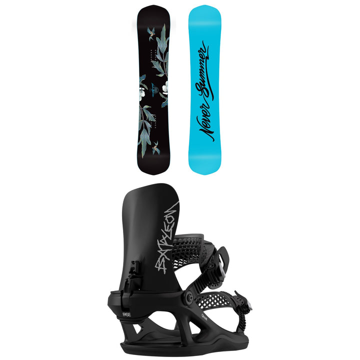 Never Summer Cascade Snowboard + Bataleon Ghost FASE Snowboard Bindings - Women's 2027