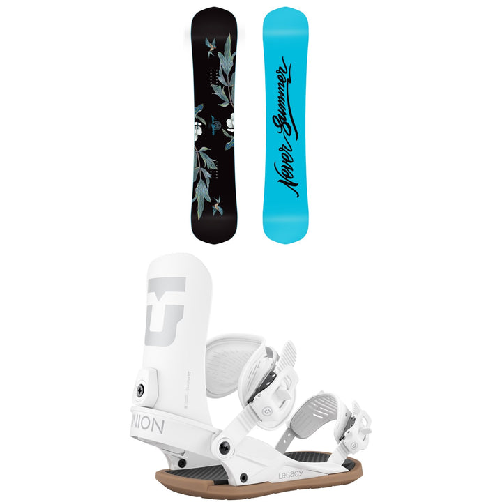 Never Summer Cascade Snowboard + Union Legacy Snowboard Bindings - Women's 2027