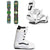 Never Summer Llama Snowboard + Union Ultra Snowboard Bindings + Vans Hi-Standard Pro Snowboard Boots