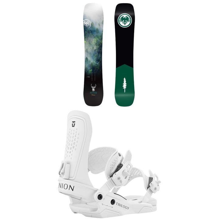 Never Summer Cirrus Snowboard + Union Trilogy Snowboard Bindings - Women's 2027