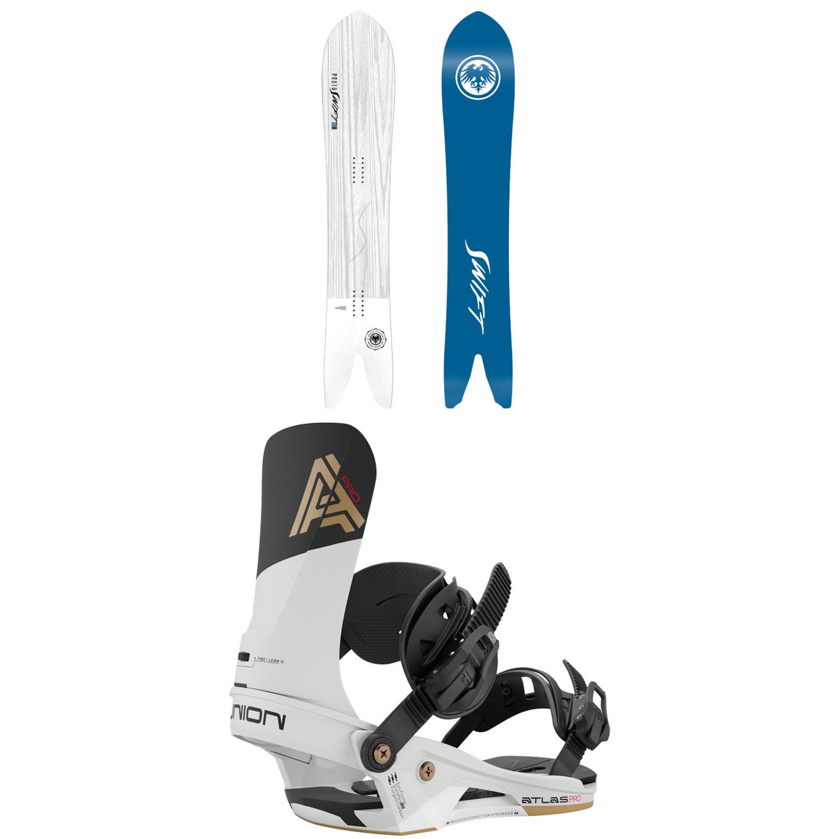 Never Summer Proto Swift ST Snowboard + Union Atlas Pro Snowboard Bindings 2027
