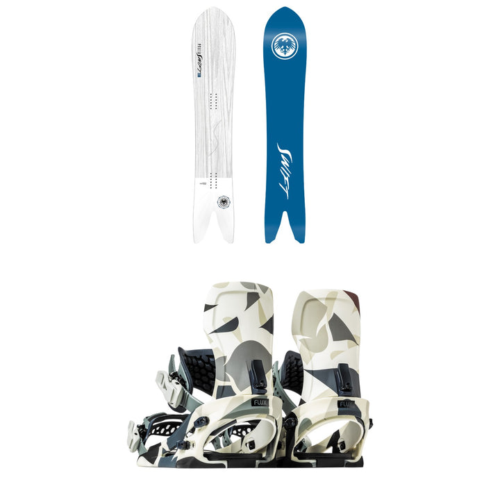 Never Summer Proto Swift ST Snowboard + Flux XF Snowboard Bindings 2027