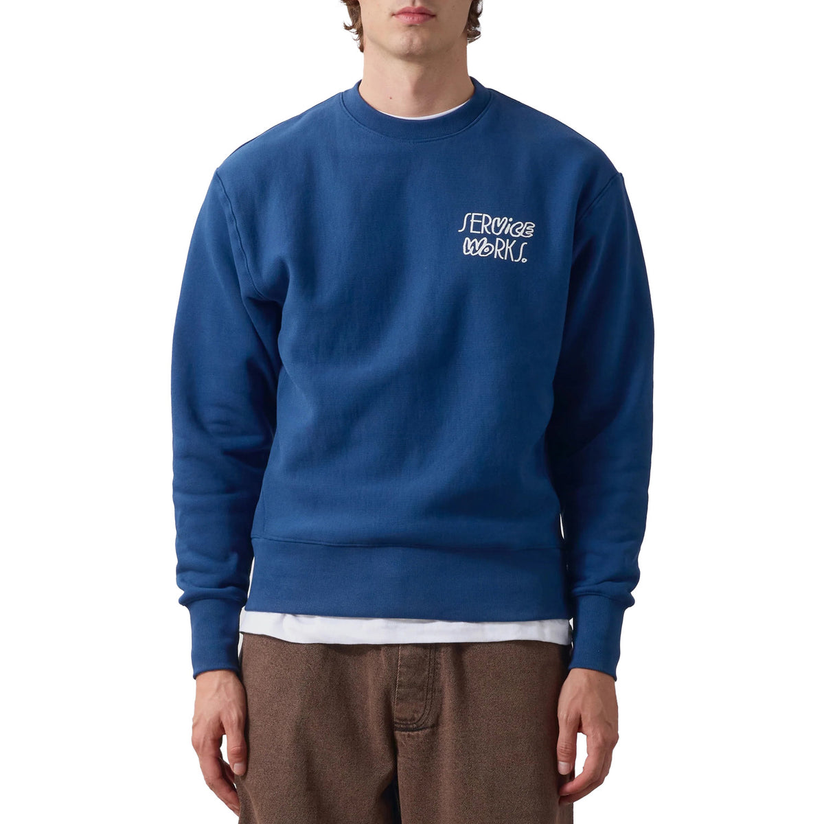 Service Works Double Vision Crewneck - Men's Navy