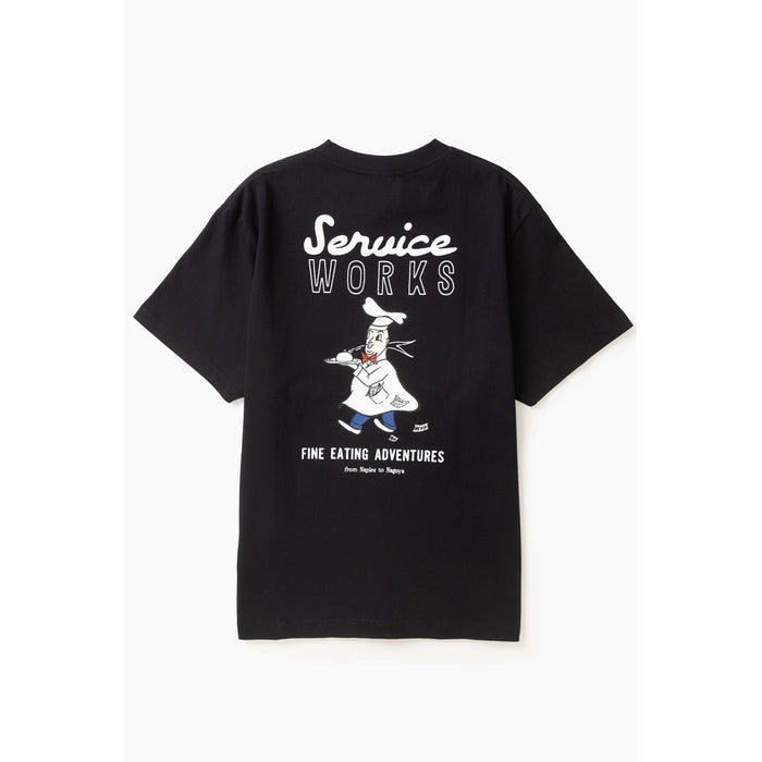Service Works Eating Adventures T-Shirt - Men's Black
