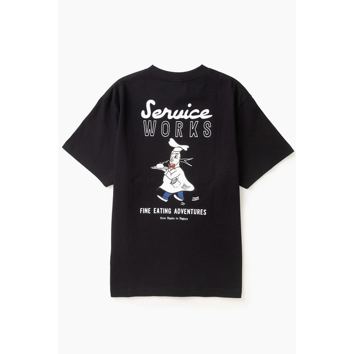 Service Works Eating Adventures T-Shirt - Men's Black
