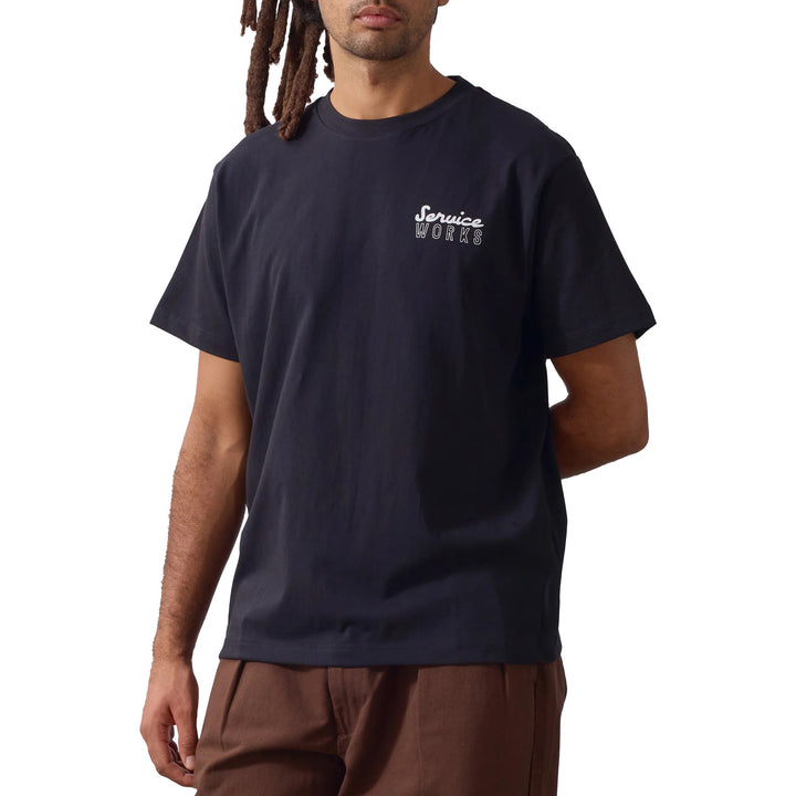 Service Works Eating Adventures T-Shirt - Men's Black