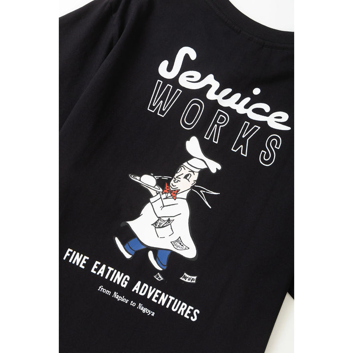 Service Works Eating Adventures T-Shirt - Men's Black