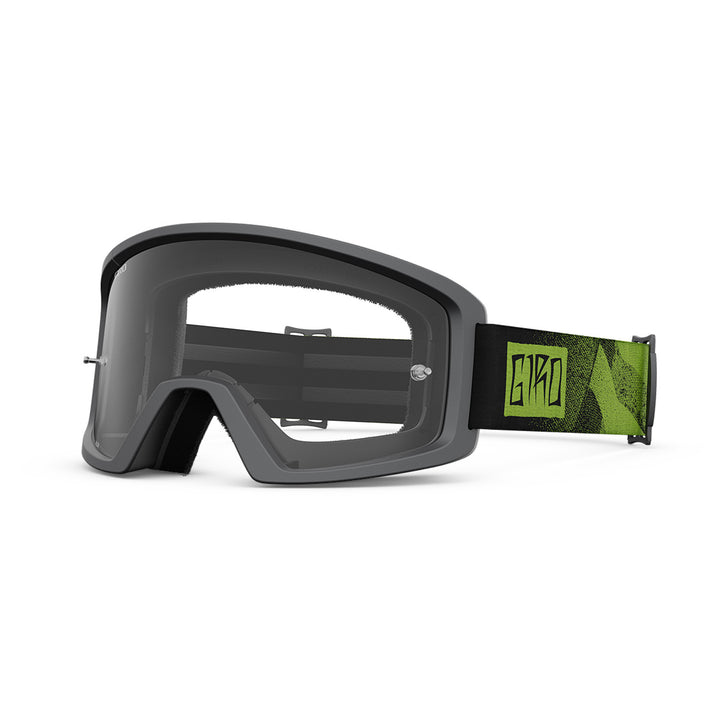 Giro Blok MTB Goggles Black/Ano Lime/Loden Green + Clear