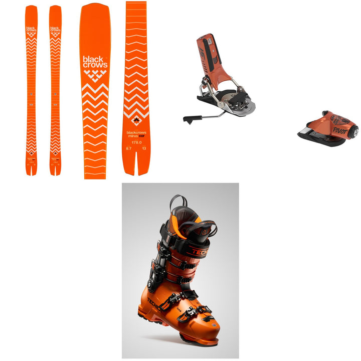 Black Crows Mirus Cor Skis + Look Pivot 2.0 15 GW Ski Bindings + Tecnica Mach1 LV 130 Ski Boots 2027