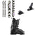 Salomon QST 92 Skis 2027 + Marker Griffon 13 ID Ski Bindings + Salomon S/Pro Delta 90 Ski Boots 2027