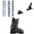 Salomon QST 100 Skis 2027 + Marker Griffon 13 ID Ski Bindings + Salomon S/Pro Delta 90 Ski Boots 2027