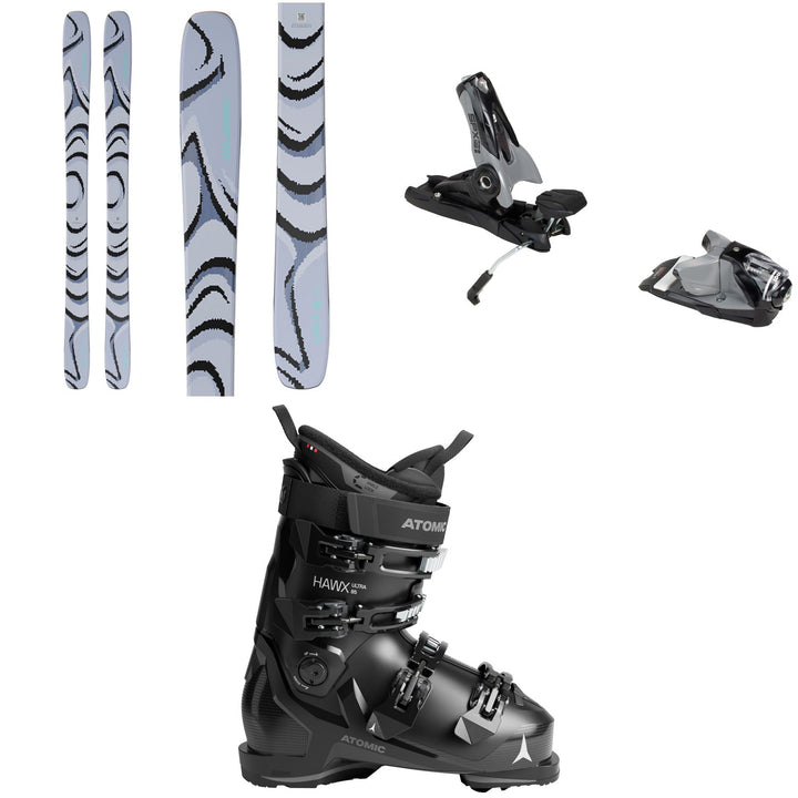 Salomon QST 100 Skis 2027 + Look SPX 12 GW Pro Ski Bindings + Atomic Hawx Ultra 85 W Ski Boots - Women's 2027