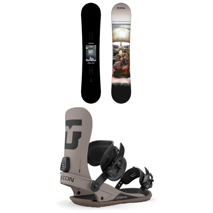 Public Snowboards Disorder Snowboard + Union Strata Snowboard Bindings 2027