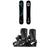 Never Summer Proto T3 Eclipse Snowboard + Flux XF Snowboard Bindings 2027