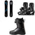 Never Summer Proto T3 Eclipse Snowboard + Flux XF Snowboard Bindings + LB Boa Snowboard Boots 2027