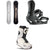 Sims ATV Snowboard + thirtytwo T32M FASE Snowboard Bindings + Lashed Double Boa Snowboard Boots 2027