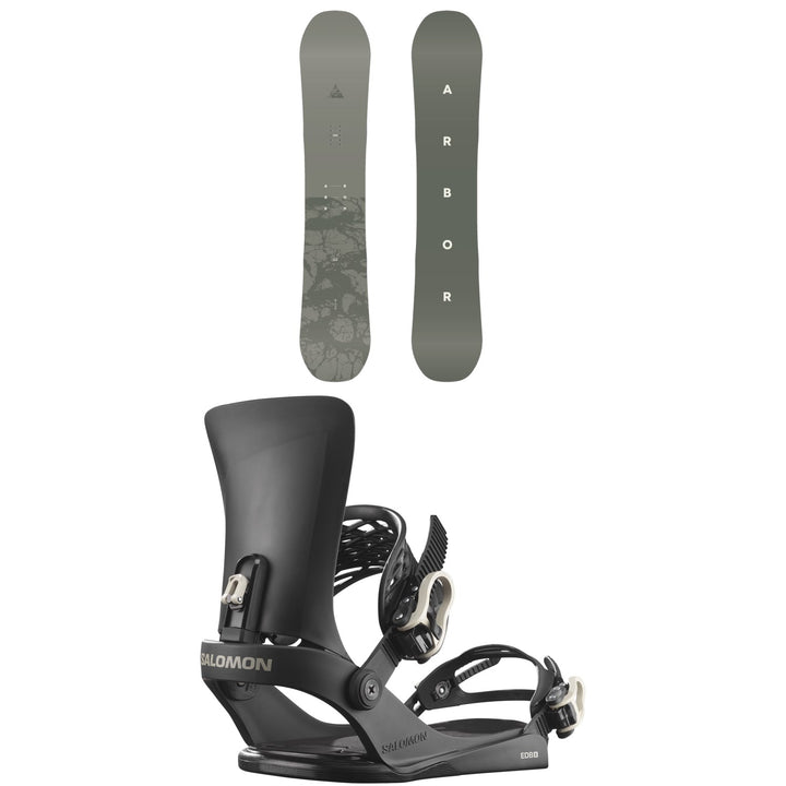 Arbor Formula Decon Snowboard + Salomon EDB X Snowboard Bindings 2027