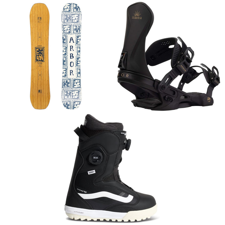 Arbor Swoon Snowboard + Sequoia Snowboard Bindings + Vans Encore Pro 2.0 Snowboard Boots - Women's 2027