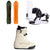 Arbor Rooster Fish Snowboard + Utility Snowboard Bindings + Vans Hi-Country Snowboard Boots 2027