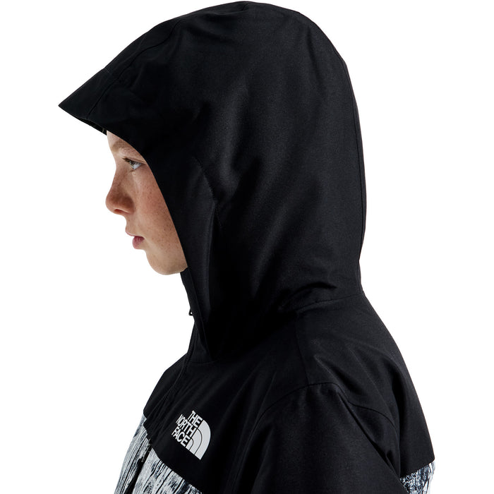 The North Face Freedom Insulated Print Jacket - Girls' TNF White Weathered Print