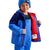 The North Face Freedom Insulated Jacket - Girls' Active Blue/Bold Blue