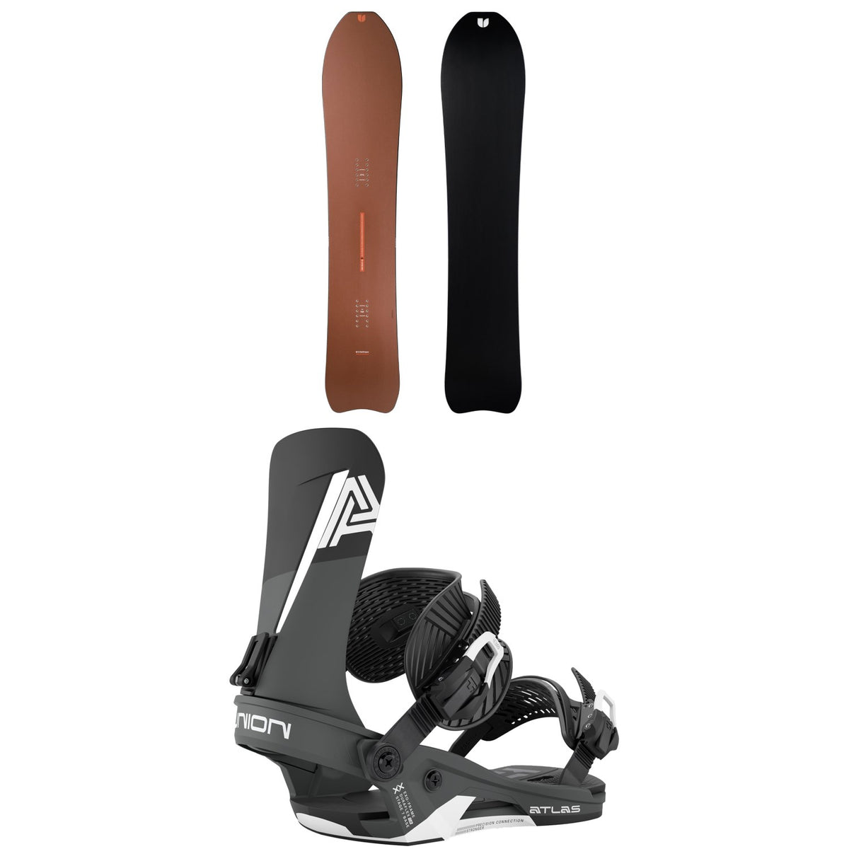 United Shapes Deep Reach Snowboard + Union Atlas Snowboard Bindings 2027