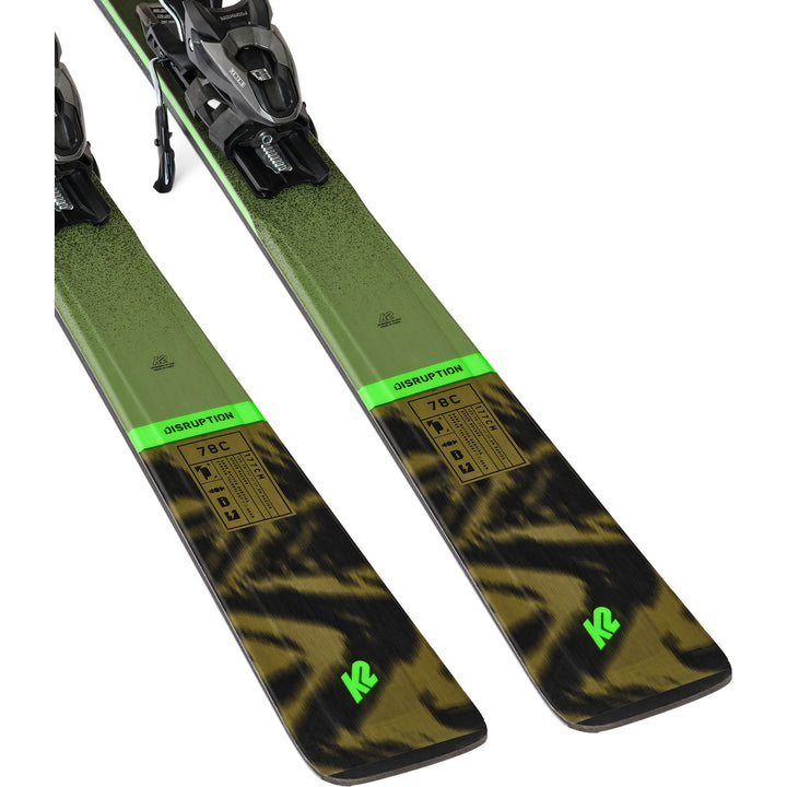 K2 Disruption 78C Skis + M3 11 Compact Demo Ski Bindings 2025