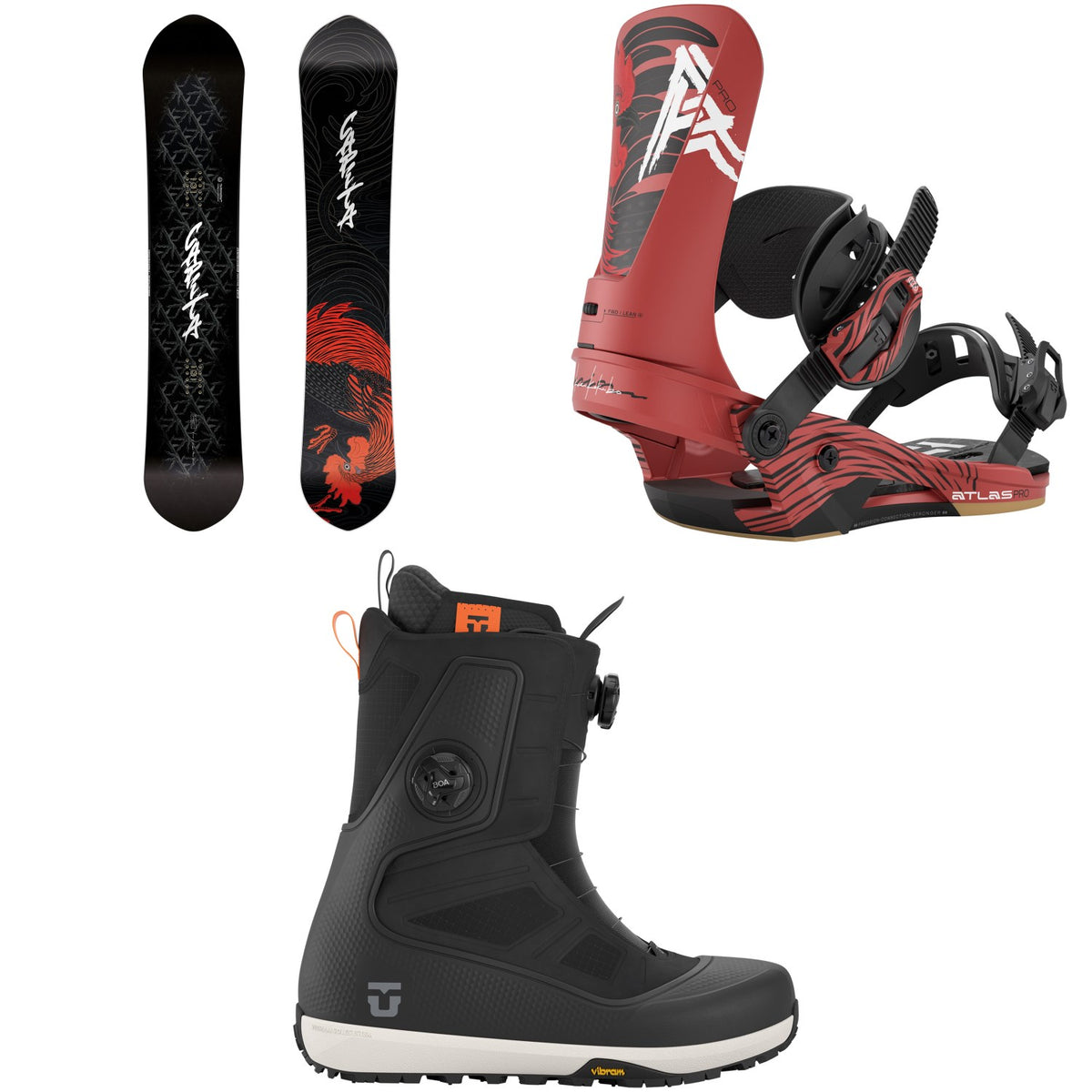 CAPiTA Kazu Kokubo Pro Snowboard + Union Atlas Pro Snowboard Bindings + Reset Pro Snowboard Boots 2027