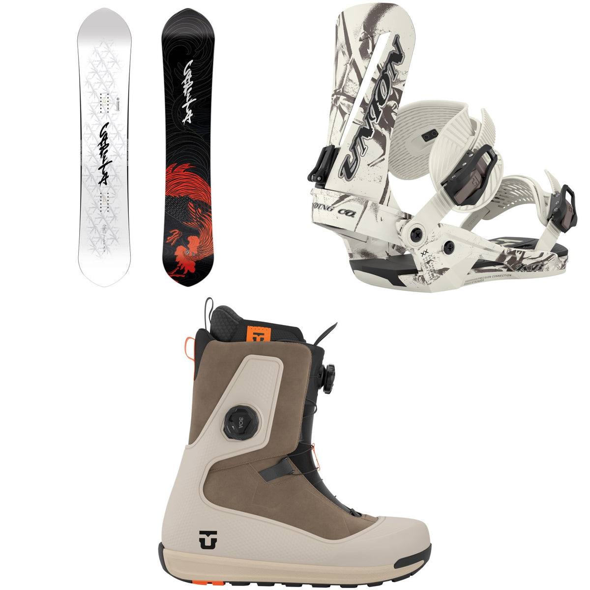 CAPiTA Kazu Kokubo Pro Snowboard + Union Atlas Snowboard Bindings + Reset Snowboard Boots 2027
