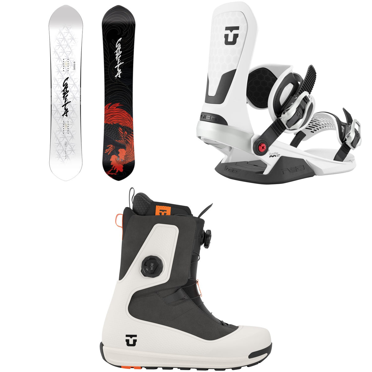 CAPiTA Kazu Kokubo Pro Snowboard + Union Neo Snowboard Bindings + Reset Snowboard Boots 2027