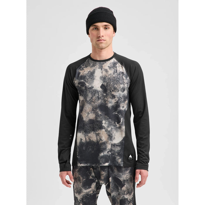 Burton Synthetic Midweight Base Layer Crew Top - Men's Desert Rock/True Black