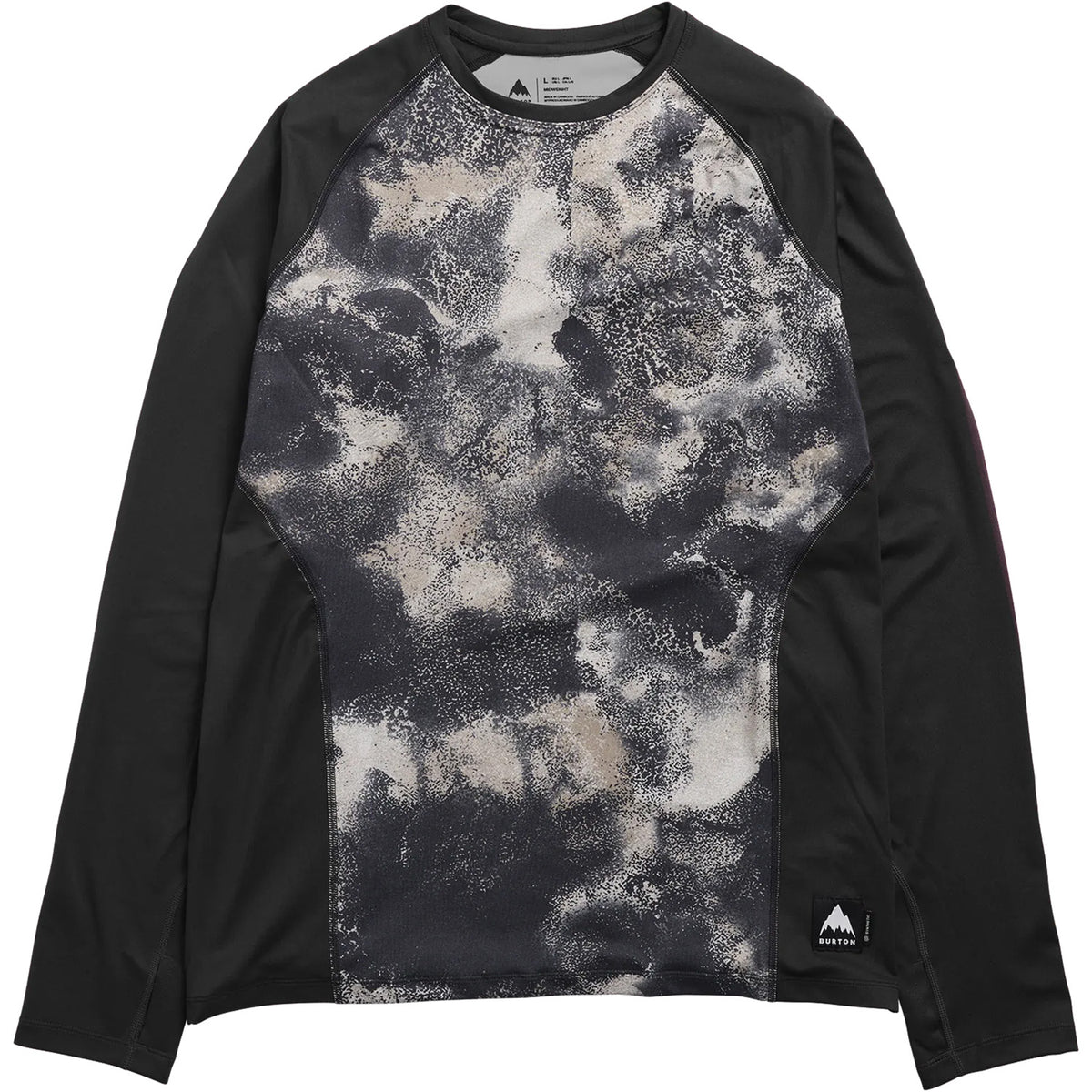 Burton Synthetic Midweight Base Layer Crew Top - Men's Desert Rock/True Black