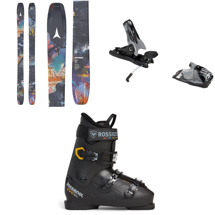 Atomic Bent 100 Skis 2027 + Look SPX 12 GW Pro Ski Bindings + Rossignol Evo 70 HV+ Ski Boots 2027