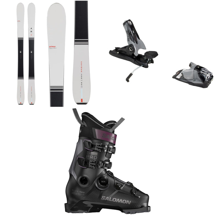 Season Primer Skis + Look SPX 12 GW Pro Ski Bindings + Salomon S/Pro Supra BOA 100 Ski Boots 2026