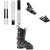 Season Primer Skis + Salomon Strive 12 GW Ski Bindings + Rossignol Vizion 4B Pro 100 MV GW Ski Boots