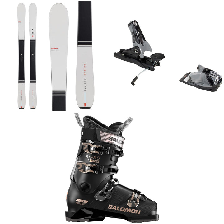 Season Primer Skis + Look SPX 12 GW Pro Ski Bindings + Salomon S/Pro Alpha 90 W GW Ski Boots - Women's 2026