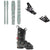 Salomon QST 100 Skis + Salomon Strive 12 GW Ski Bindings + Rossignol Vizion 4B Pro 100 MV GW Ski Boots