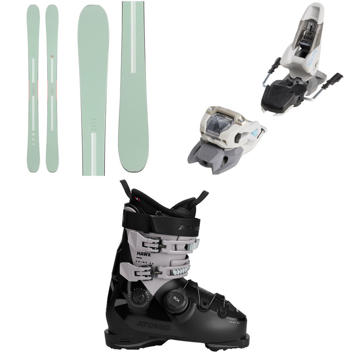 Season Kin Skis + Marker Squire 11 Ski Bindings + Atomic Hawx Prime 95 BOA W Ski Boots - Women's 2026
