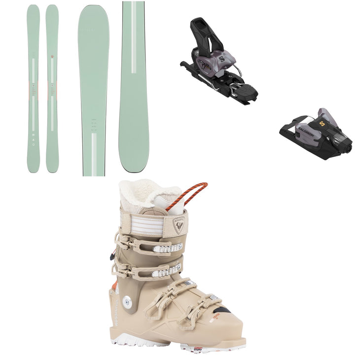Season Kin Skis + Salomon Strive 12 GW Ski Bindings + Rossignol Alltrack 80 W GW Ski Boots - Women's 2026