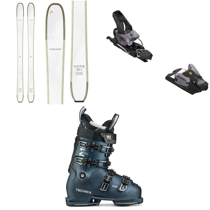 Head Kore 93 Ti W Skis + Salomon Strive 12 GW Ski Bindings + Tecnica Mach1 MV 105 W Ski Boots - Women's 2026