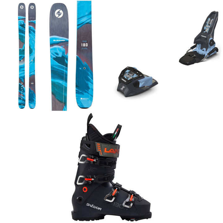 Blizzard Rustler 10 Skis + Marker Griffon X 13 Ski Bindings + Lange Shadow 130 LV GW Ski Boots 2027
