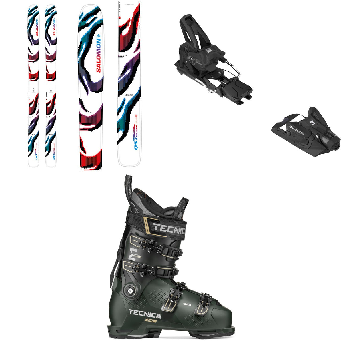 Salomon S/LAB QST Blank Skis + Salomon Strive 14 GW Ski Bindings + Tecnica Mach1 MV 120 Ski Boots 2027